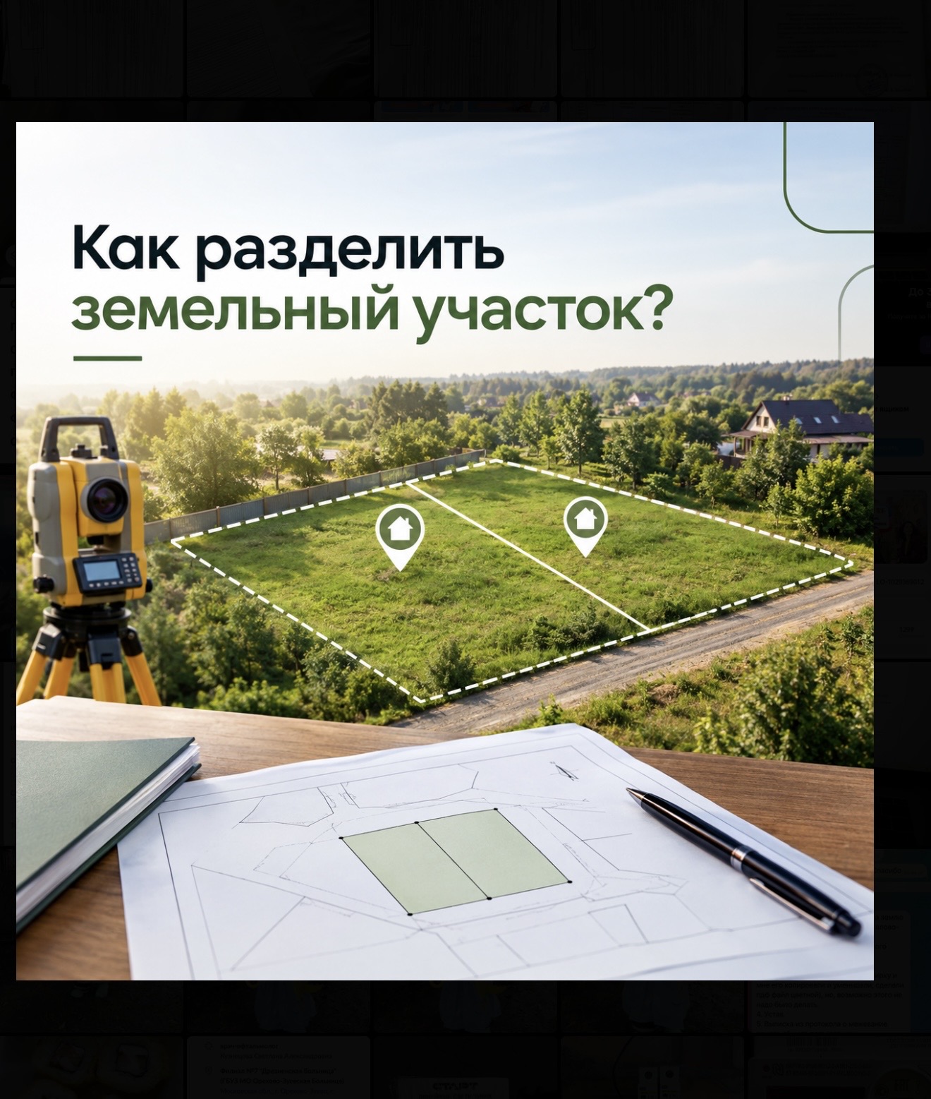 🏡 Как разделить земельный участок?
